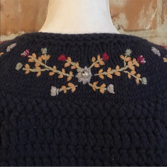 April May Navy Blue Boho Cardigan - Picture 4 of 8